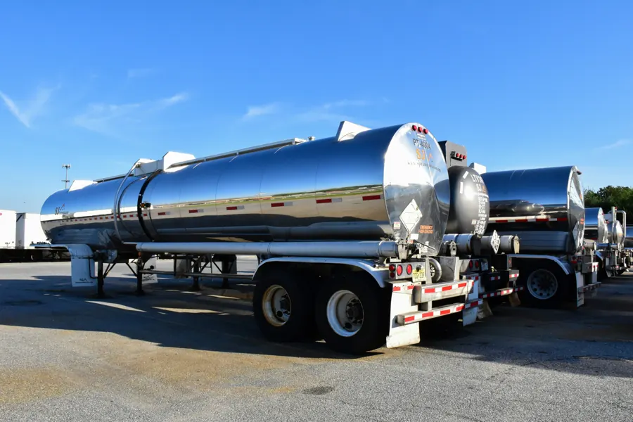 Stainless steel tanker trailers