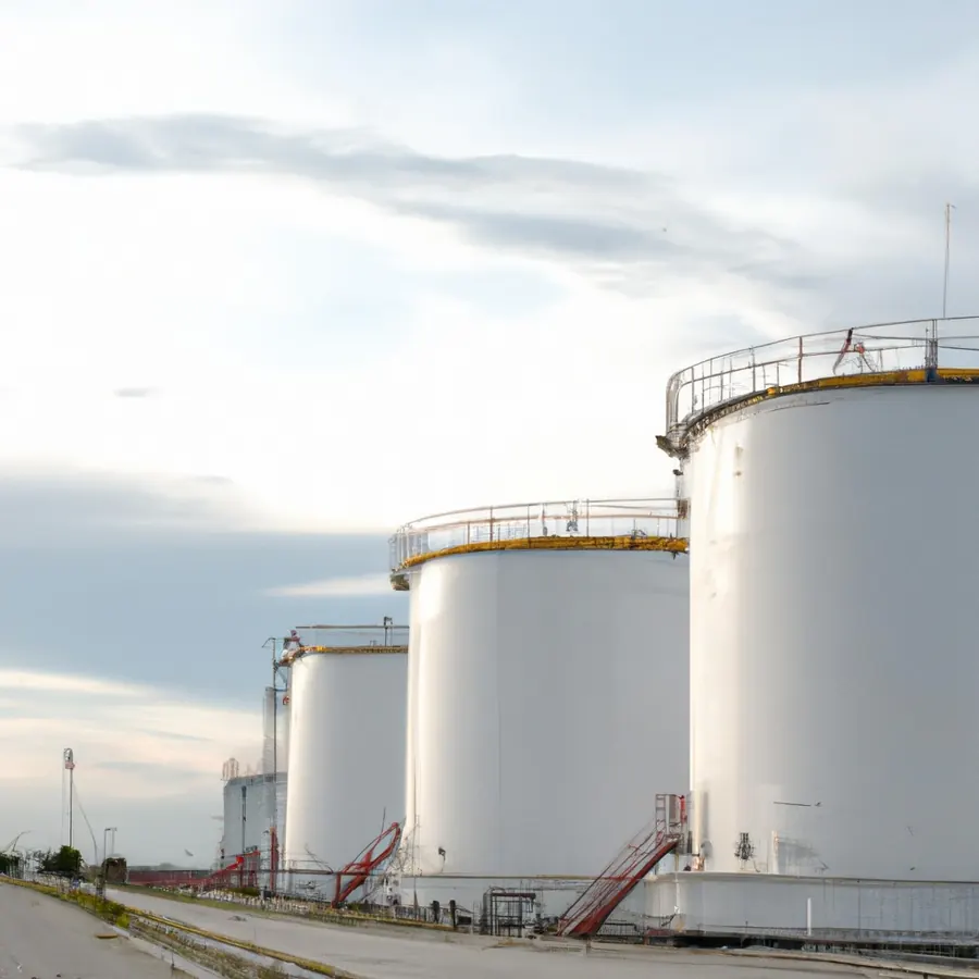 Large vertical fuel storage tanks